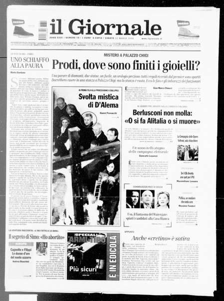 Il giornale : quotidiano del mattino